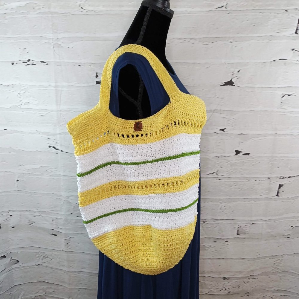 Duncan Street Designs Daisy Eco Hand Crochet Market / Beach Bag